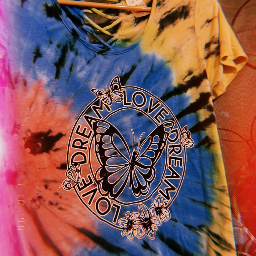 Tie dyed shirt